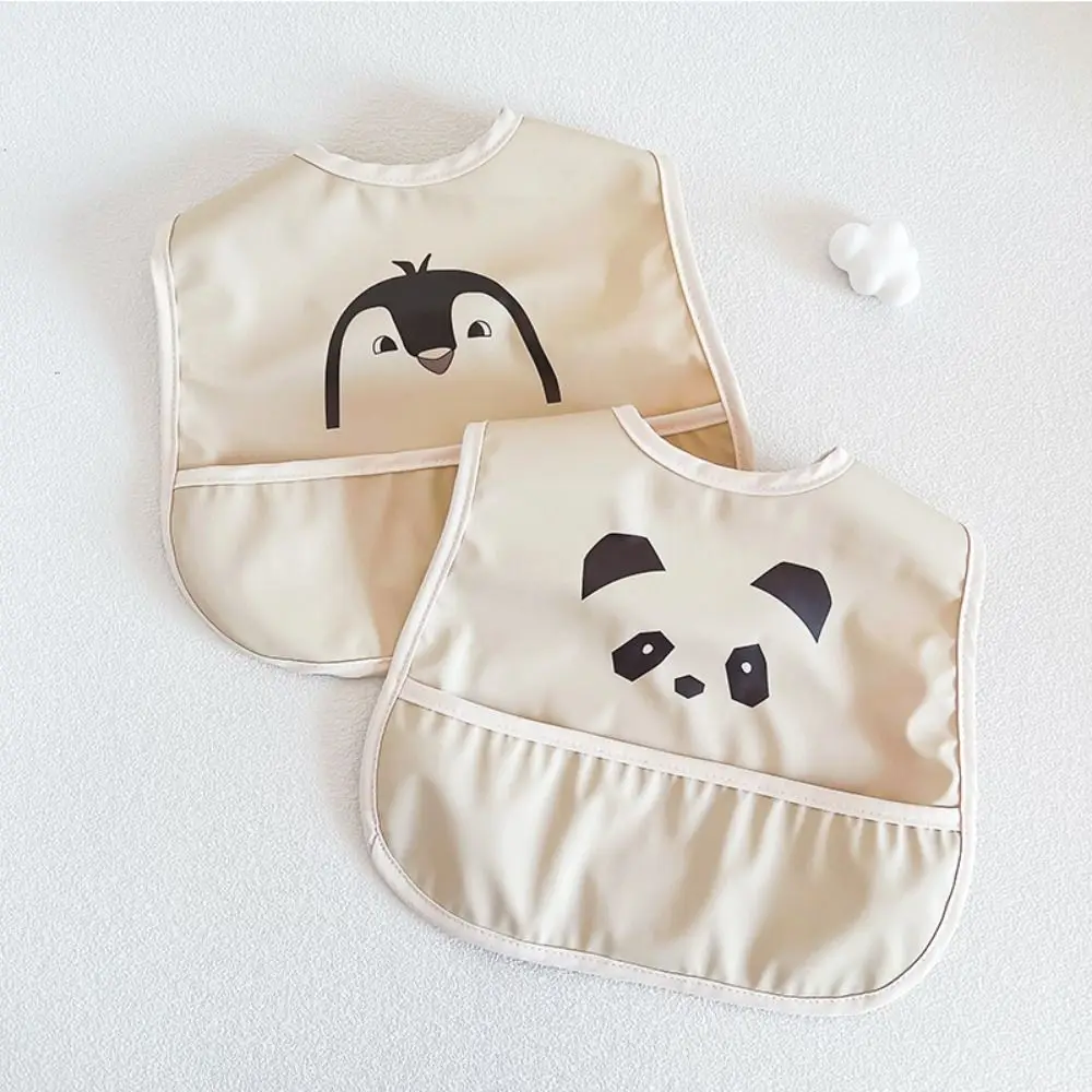 

Cute Animal Pattern Baby Feeding Bib Bear Cartoon Baby Drooling Bibs Anti-dirty Sleeveless Saliva Towel Burp Apron Summer