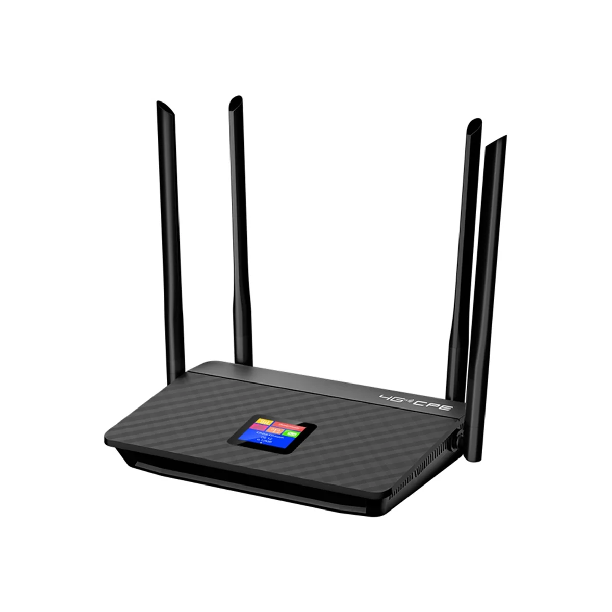 4G Wireless Router 300Mbps CAT4 32 Users RJ45 WAN LAN Wireless Modem LTE Network Hotspot SIM Card Slot Black EU Plug