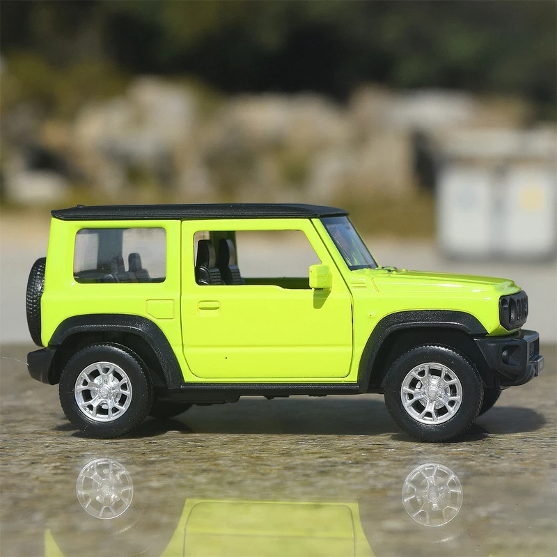 1:32 Suzuki Jimny SUV coche de aleación fundido a presión y vehículos de juguete modelo de coche modelo a escala en miniatura coche para niños