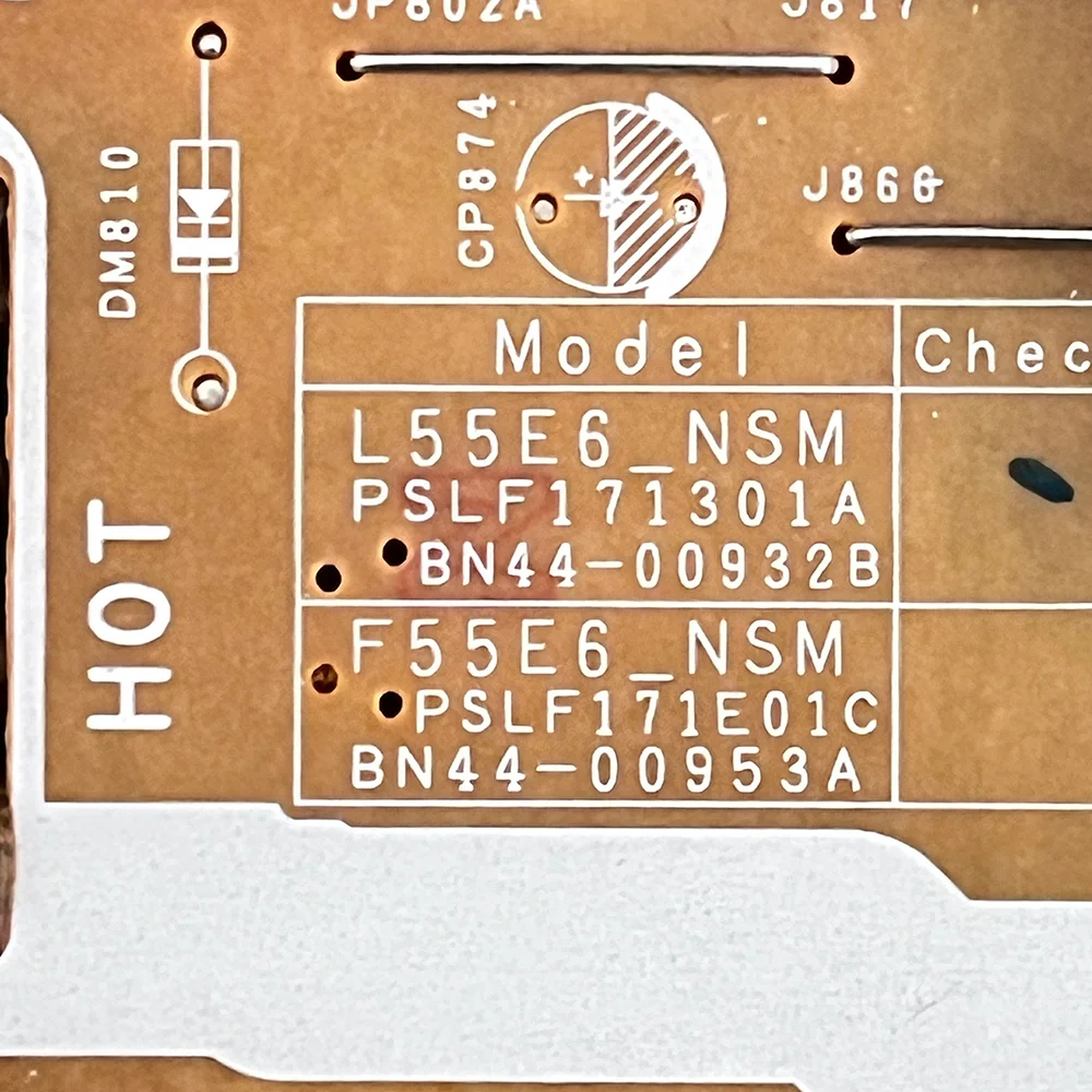 UN58MU6070E UE55NU7100K UN58MU6070EXZA UN50NU6900BXZA UN58NU6080F UE49NU7300 для новой платы питания L55E6_NSM BN44-00932B