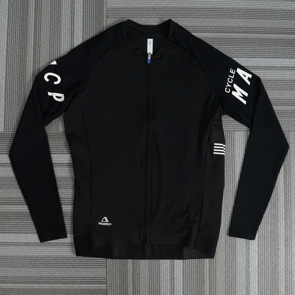 Maillot Ciclismo Hombre Herren Radsporttrikot Langarm Hochwertiges Pro-Team Radsporttrikot MTB Fahrradbekleidung Rennradtrikot – Detail 6