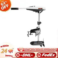 lectric Outboard Trolling Motor 65LBS With 40CM Short Shaft Brush Motor Suitable For Small Boats Inflatable Boat