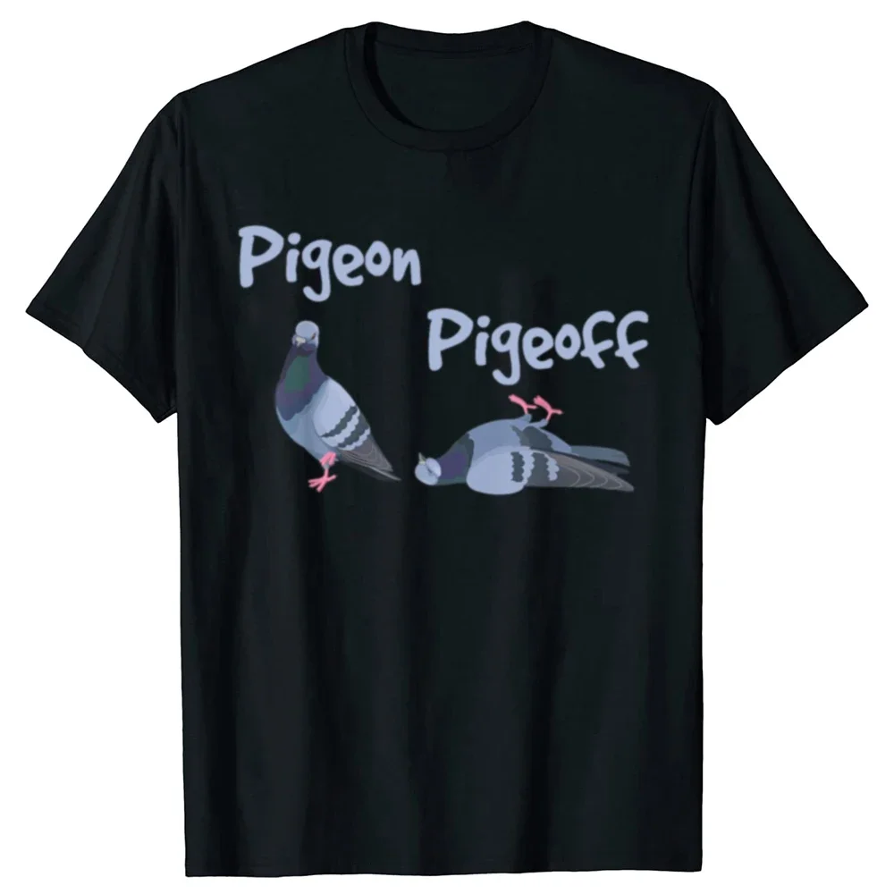 Duif Pigeoff Vogel Vogelkijkers Vogelkijken T-shirt Leuke grappige grafische T-shirt Dames T-shirt T-shirt Zomer Streetwear Grafisch - afbeelding 1