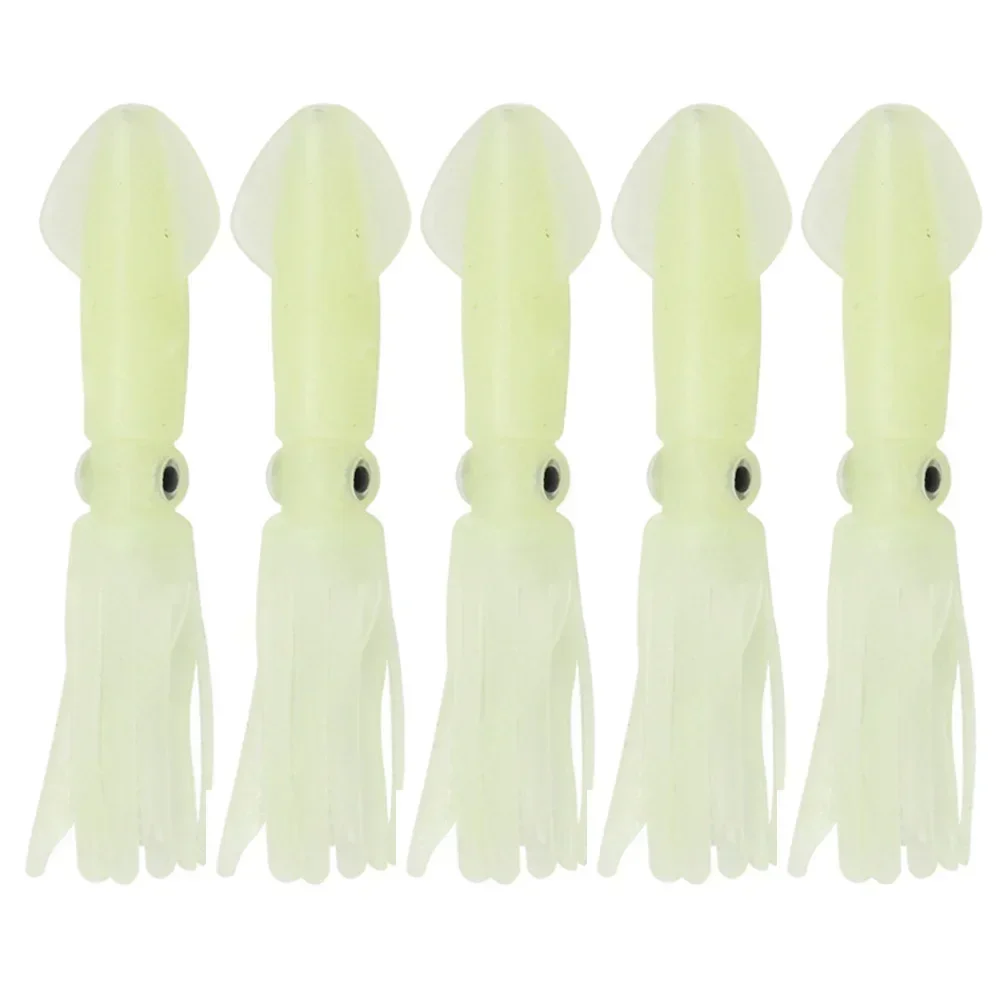 

Soft Plastics 5x Fishing Soft Lure Transparent About 9.4g Approx. 10cm At Night Baits Fishing Kits Lures Flies