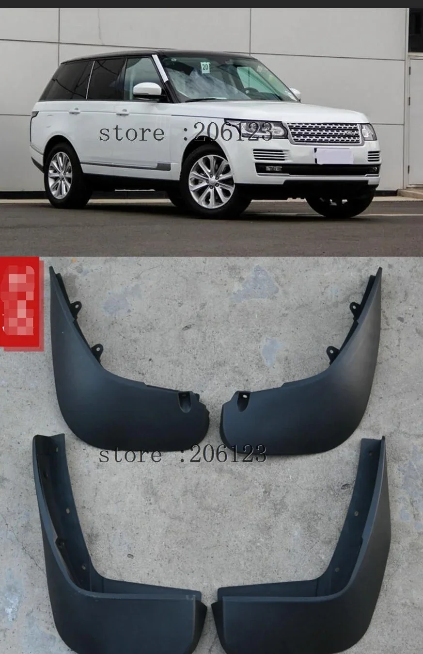 FRONT  REAR MUD FLAP FLAPS FIT FOR LANDROVER RANGE ROVER L405 2013 2014 2015 2016 SPLASH GUARDS MOLDED CAR ACCESSORIES FENDER