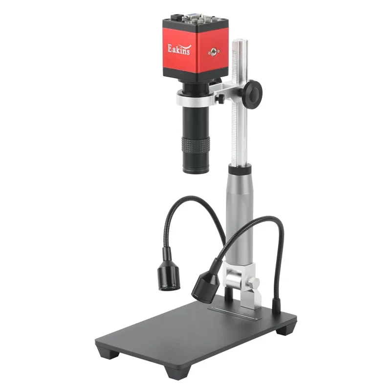 1080P 14MP HDMI VGA USB Type C Digital Video Microscope Camera 1X-130X Zoom C Mount Lens For Phone CPU PCB Motherboard Detection