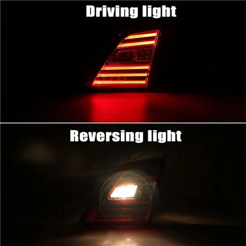 Car Rear Inner LED Taillight Trim Bezel Lamp For W166 ML300 ML350 ML400 2012-2015-A54R