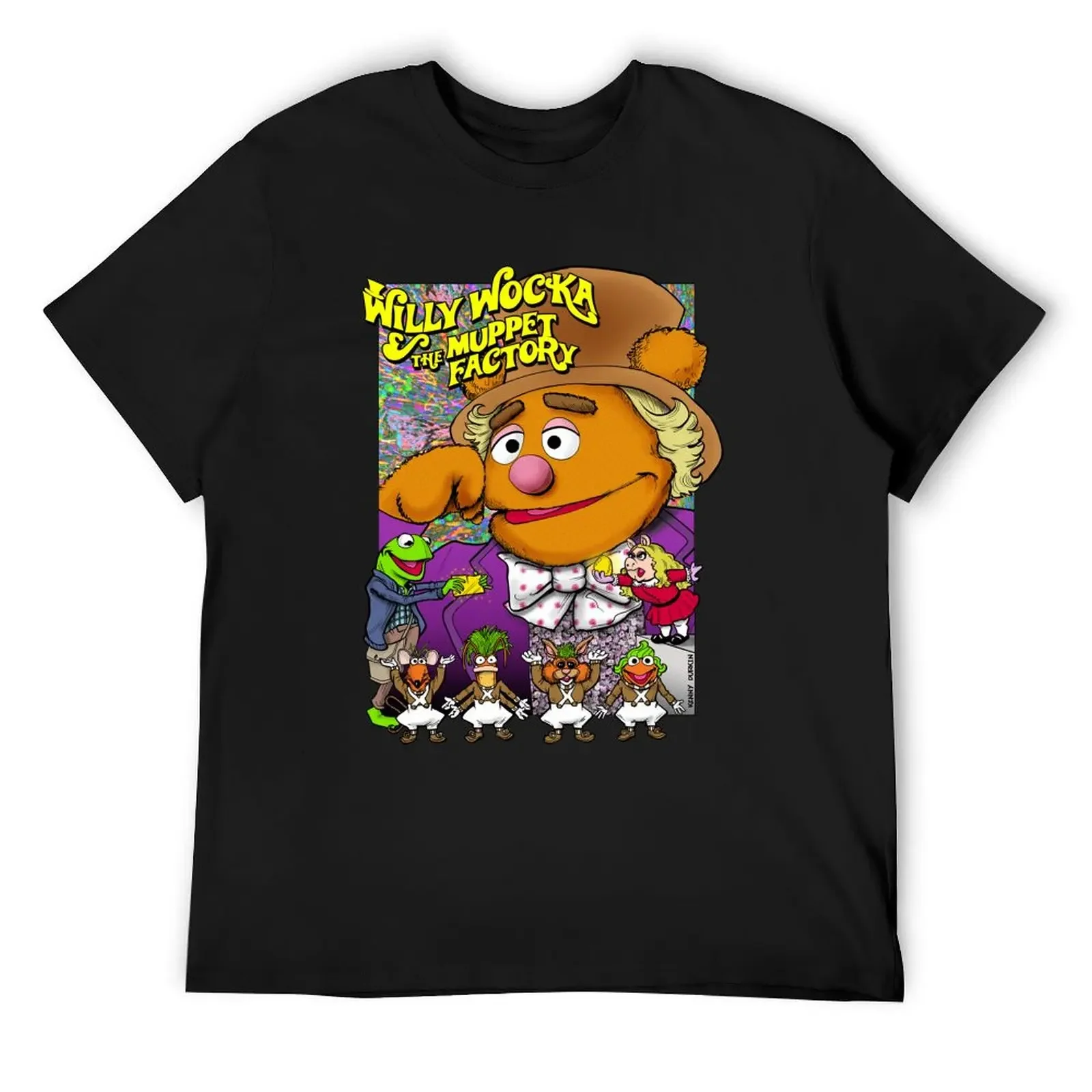 

Willy Wocka and the Muppet Factory T-Shirt customs design your own sweat cotton man t-shirts men clothings