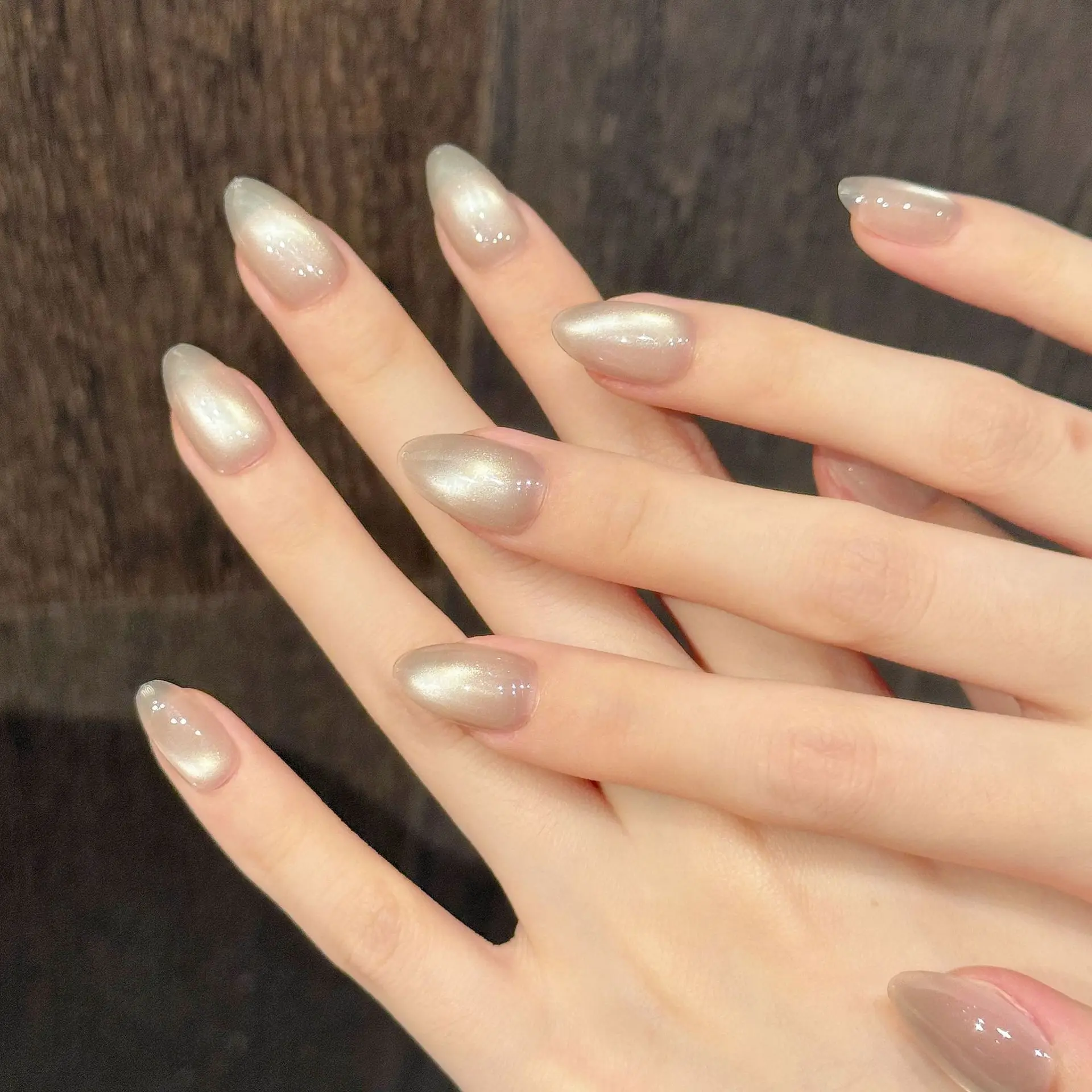 

YH001-5 Ручная работа Пресс на ногти Короткие острые 10 шт. Сверкающие стеклянные бусины Погонящие светлые кошачьи глаза Плотные кошачьи глаза Простой дизайн ногтей