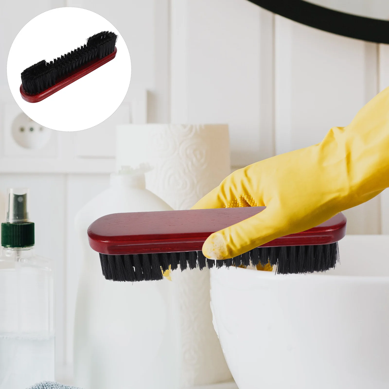 

Pool Table Brush 9 Inch Red Cleaning Tool for Felt Dust Dirt Under Rails Durable Smooth Material Home Club Use Accessories