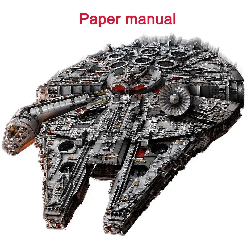 2026 Il più nuovo set da costruzione Millennium Falcon da 8445 pezzi, kit modello da collezione per adulti per regali di compleanno (kit luce LED opzionale