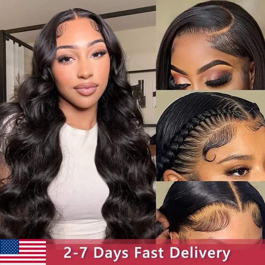 Bling Hair 13x6 Hd Transparent Lace Frontal Wigs Pre Plucked 28 Inch Human Hair Wigs 12a Grade Human Hair Lace Frontal Wig