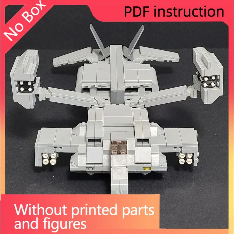 

ChristmasMilitary Aircraft Model Moc Building Bricks Aliens Dropship And APC Car Technology Blocks Gifts Toys DIY Sets Assembly