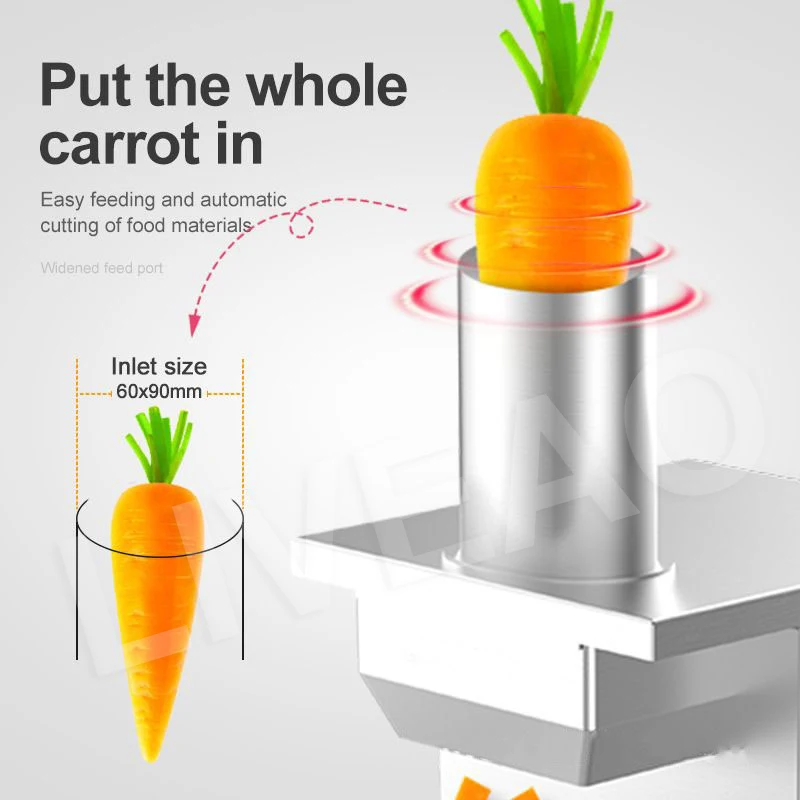 Carrot Cucumber Potato Dicing Machine Commercial Electric Vegetable Dragon Fruit Cantaloupe Cut Pellet Maker