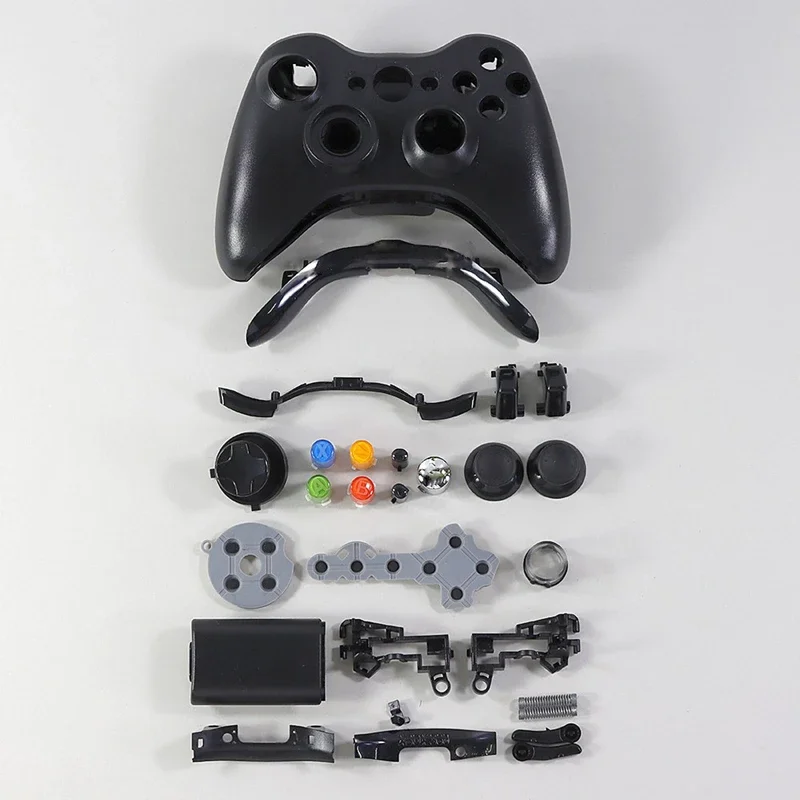 Controller Replacement Case Shell Full Kit Durable Protective Cover Buttons Joysticks Triggers For Microsoft Xbox 360 Gamepad view 5