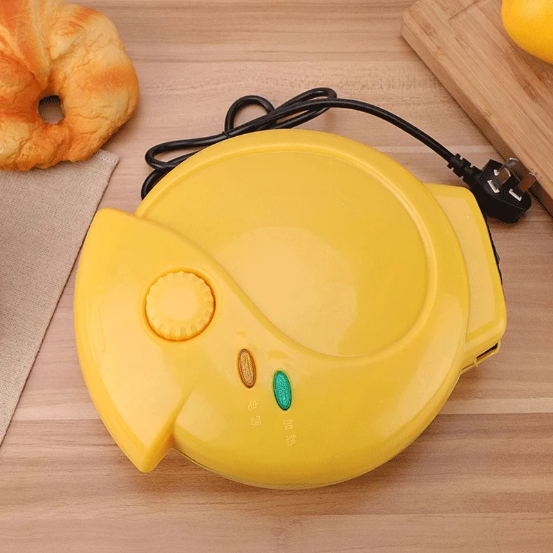 Electric Cake Maker Breakfast Machine Double Side Heating Fully Automatic Household Multi-Functional Cartoon Cake Waffle Machine