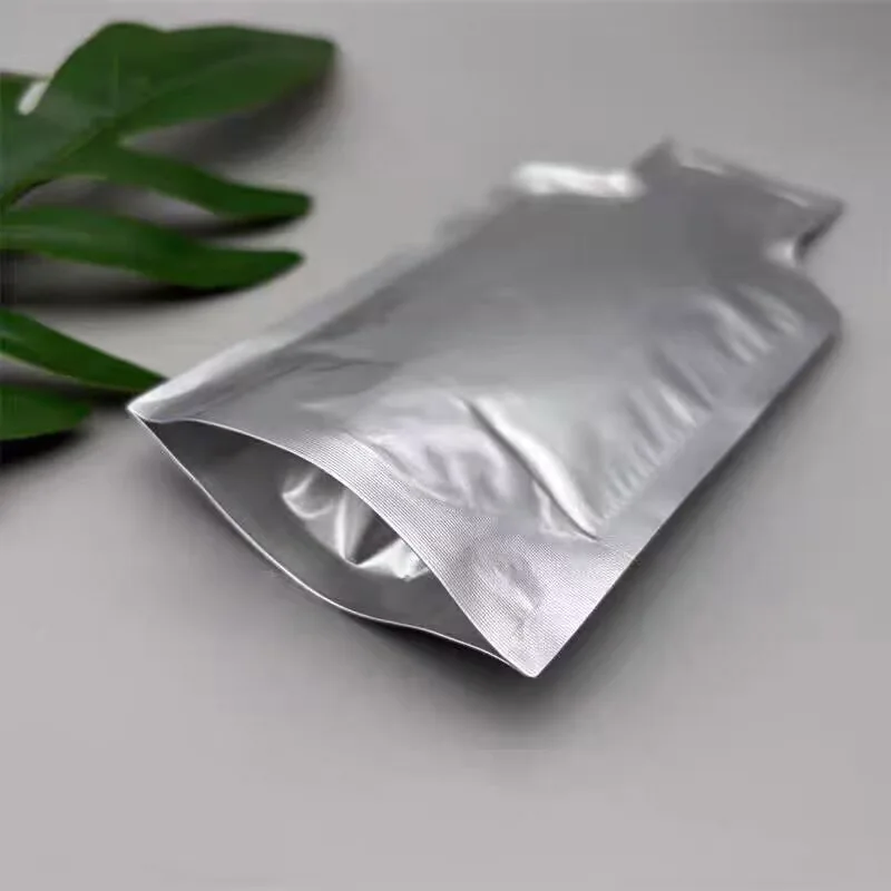 100 Buah 30Ml 50Ml Sachet Sampel Kecil Kantong Kemasan Aluminium Foil Aman untuk Makanan untuk Krim Lotion Minuman Cair Jus