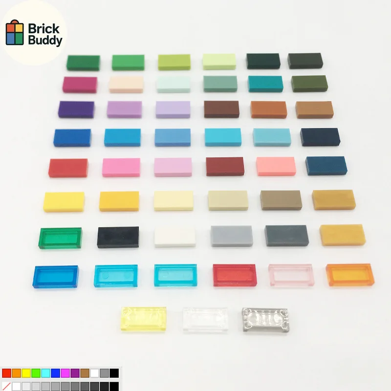 [3700Pcs]【1KG】 3069 compatible with 30070 small particle interlocking building blocks MOC technology parts 1X2 light panel