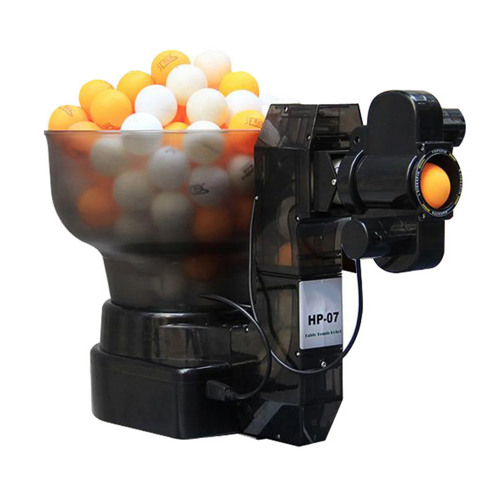 

HP-07 Table Tennis Robot Trainer Ping Pong Ball Launcher Machine Automatic Multi Modes Table Tennis Balls Training Device