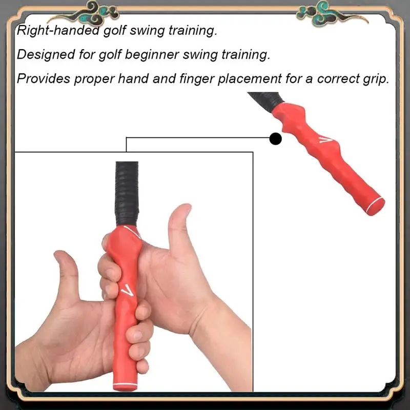 

Premium Golf Swing Training Aid Rope, Portable Golf Adjustable Handle Golf Posture Movement Correction