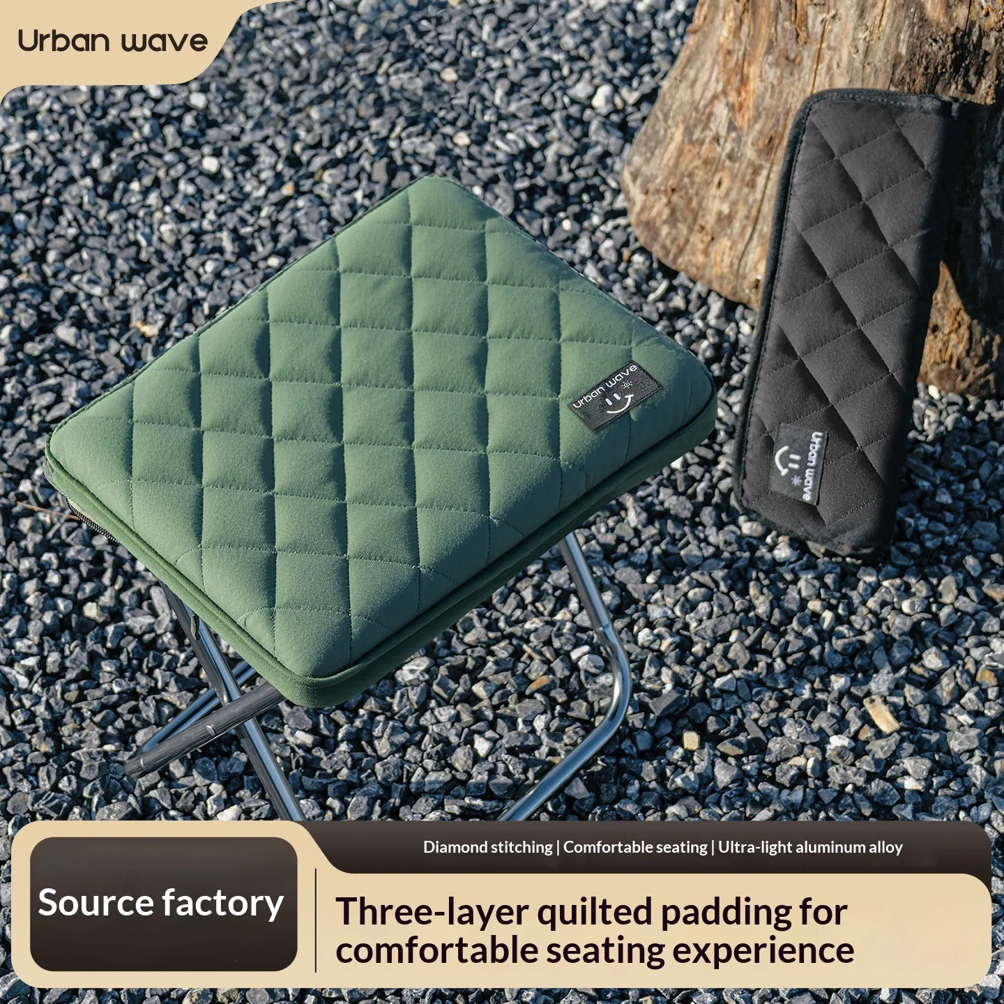 Portable Outdoor Folding Stool Lightweight Camping Small Foldable Chair for Fishing Picnic Camping Street Stall Travel