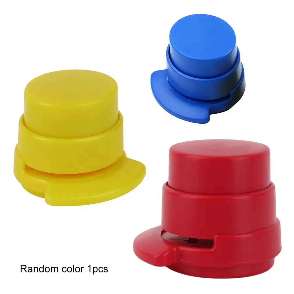 Chủ Lực Giá Rẻ Bấm Kim Mini Stapleless Kim Bấm Giấy Ràng Buộc Chất Kết Dính Tắc Giấy Đục Lỗ Công Sở Trường Văn Phòng Phẩm Thả Vận Chuyển Bộ