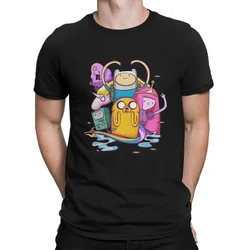 Adventure Cartoon Time Man T-Shirt Cotton Fashion T Shirt Original Streetwear New Trend Tops Tee