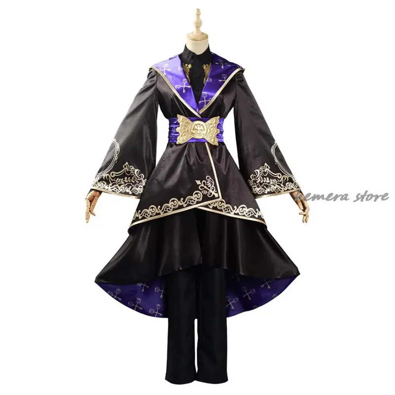 IN STOCK Riddle Cosplay Game Twisted Wonderland Costume Cloak Halloween Unisex Costumes Twisted Wonderland Cosplay Plus Size