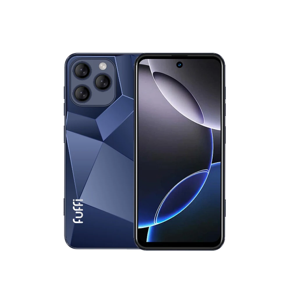 Smartphone FUFFI Global Vision I16 Pro Android 5300mAh 12GB RAM 512G ROM 6,56 pouces 1080x2640HD 24MP+48MP Réseau 4G Téléphone mobile