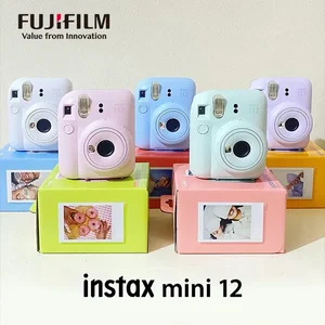 Orijinal Orijinal Fujifilm Instax Mini 12, Instax Mini Film Fotoğraf Kağıdına Sahip bir Film Anında Kameradır-Yeni Varış 8 en çok satılan-lomography-film-no. 8