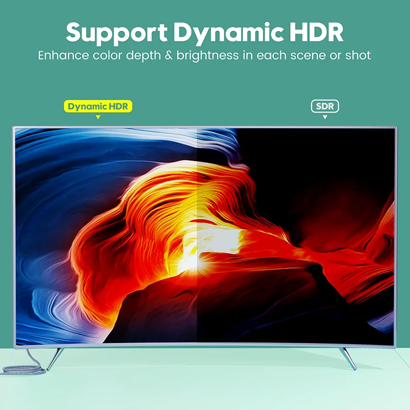 Displayport 1.4 Kabel 8K 60Hz Mini DP zu DP Kabel 4K Ultra HD Video Audio Kabel für Laptop TV Xbox Projektor Monitor – Detail 14