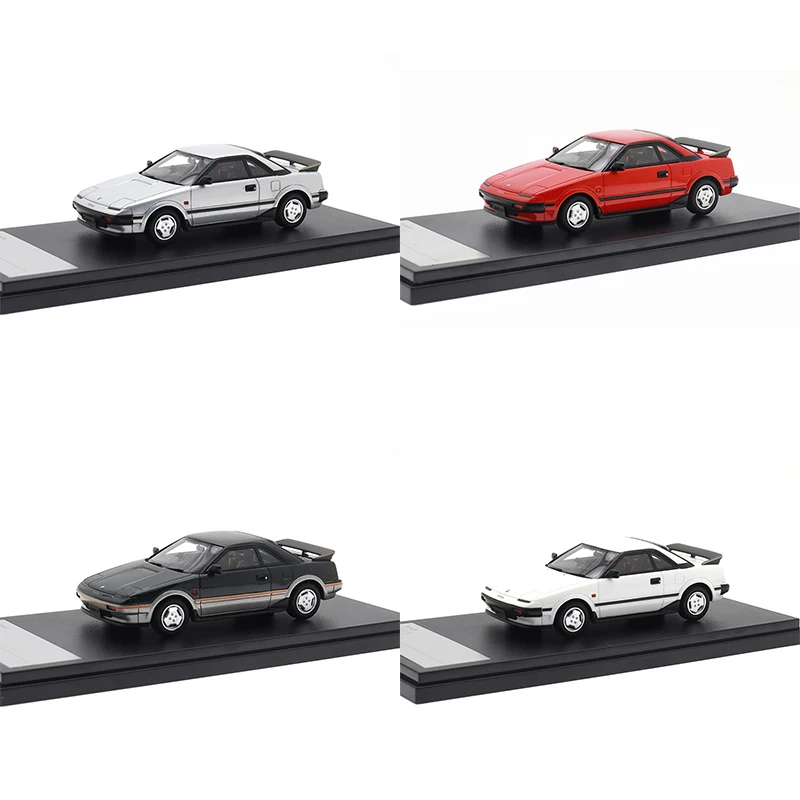 1/43 Scale 1984 TOYOTA MR2 Sports Car Simulation Resin Car Model Static Display Collectible Toy Gift Souvenir Decoration