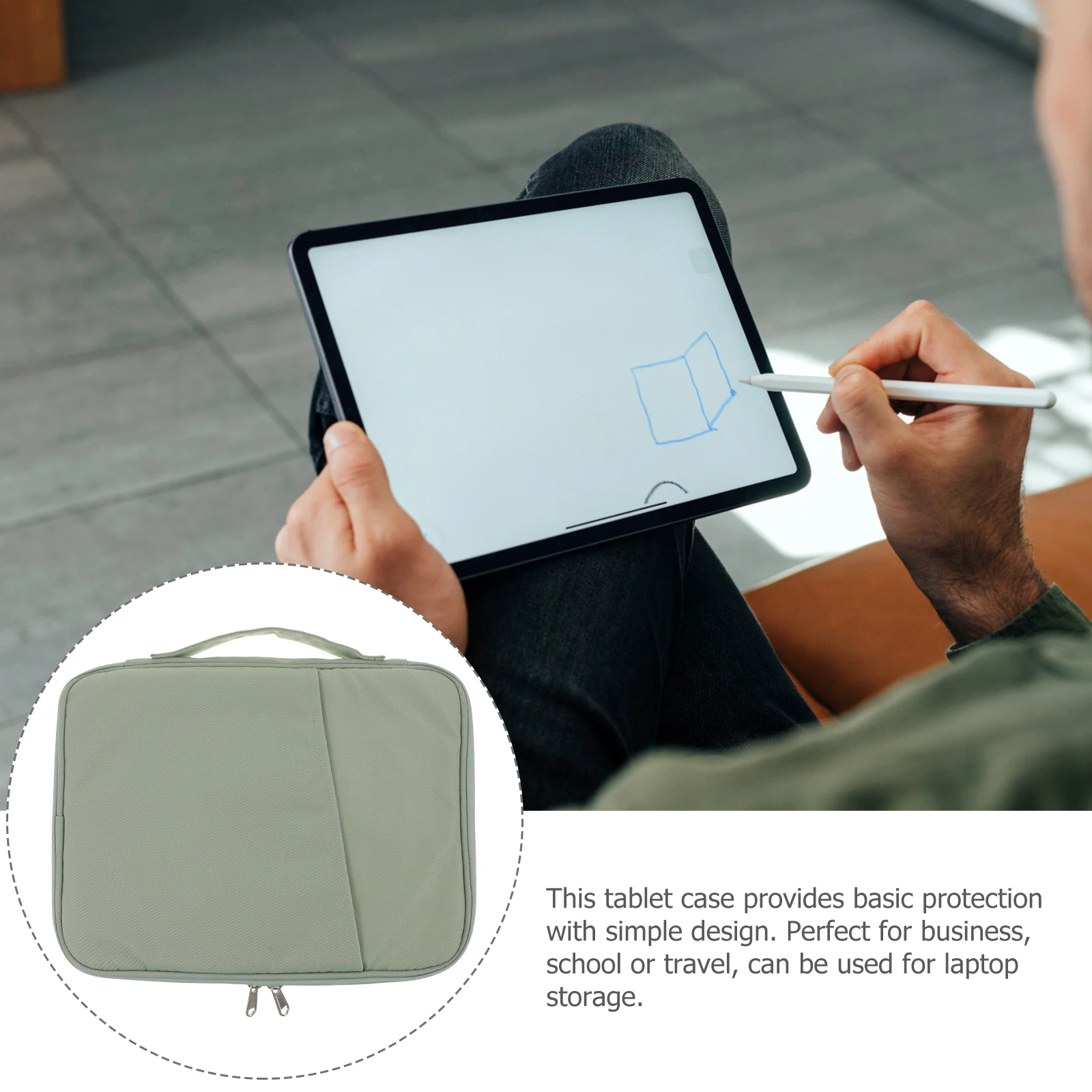 

Tablet Bag Sleeve Computer Protective Case Portable Laptop Carry Universal Carrier Carrying Bags