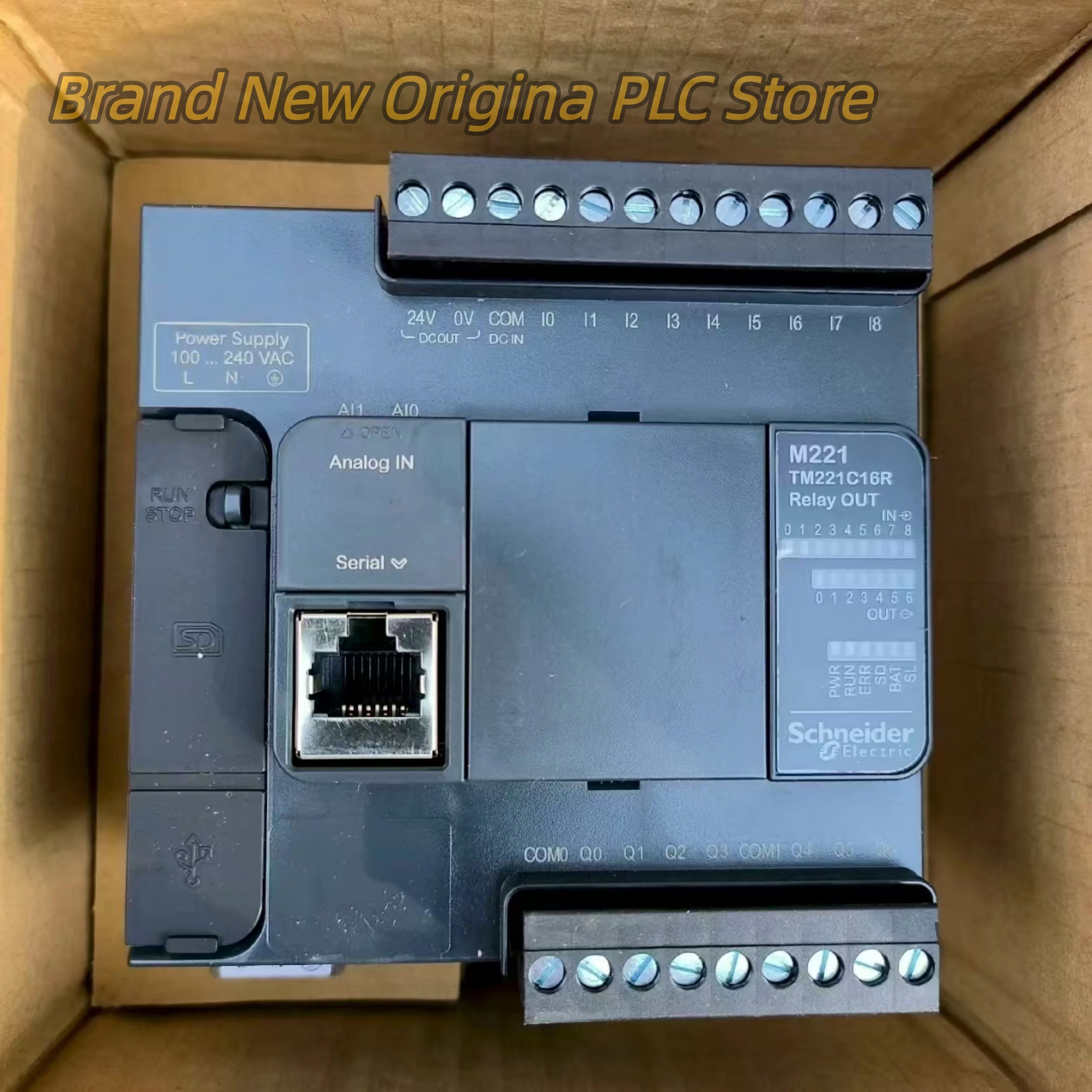 PLC controller TM221C24R TM221C24T TM221C24U 100%NEW