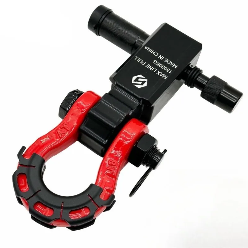 

Aluminum Alloy Trailer Arm 2 Inch Solid Square Square Mouth Universal Off-Road 300 400 Trailer Hook