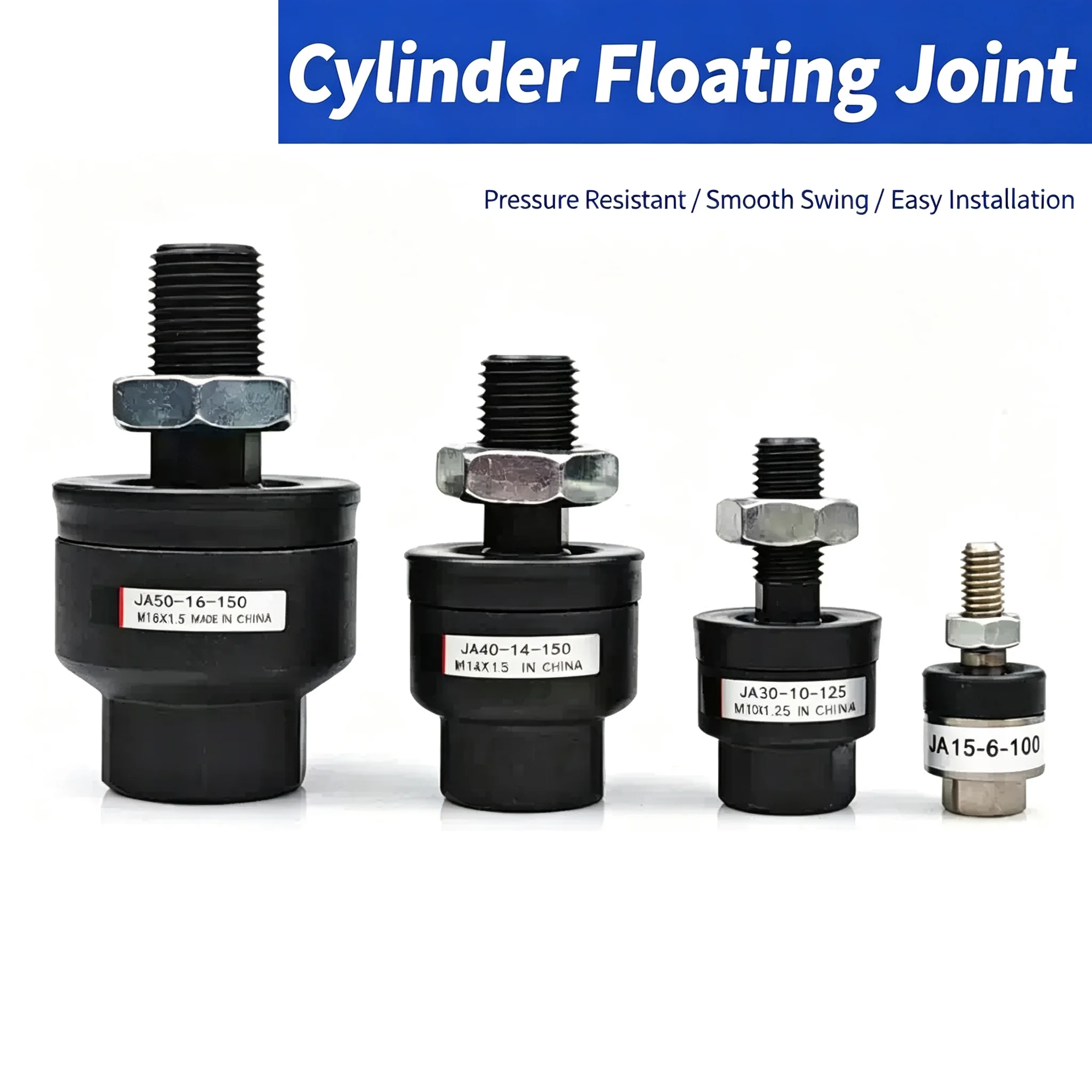 JA Series Universal Floating Joint Cylinder Swing Joint JA80-20-150 JA63-16-200 JA40-14-125 JA32-10-100 JA30-10-125