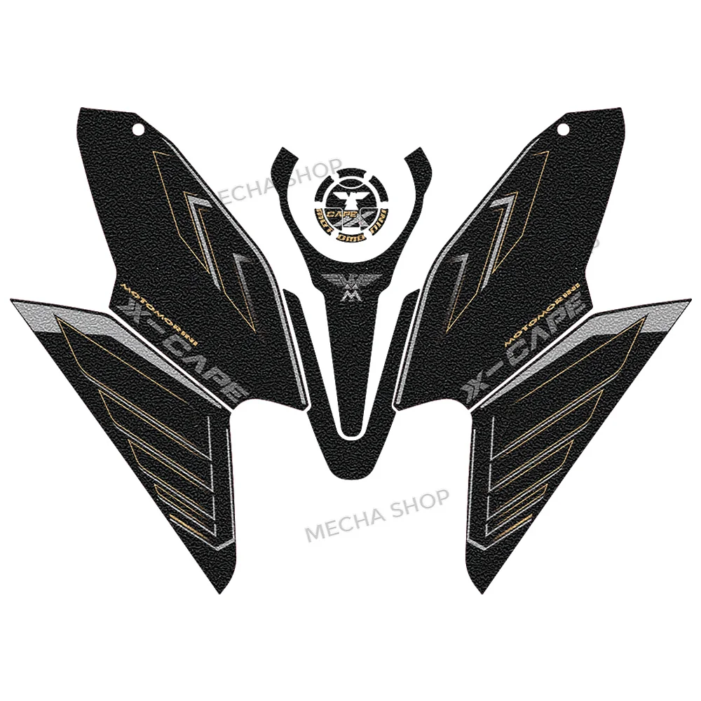 Motorcycle Accessories Sticker Frosted Fuel Tank Pad Knee Grip Traction Protection Decal For Moto Morini X-Cape 1200 2026