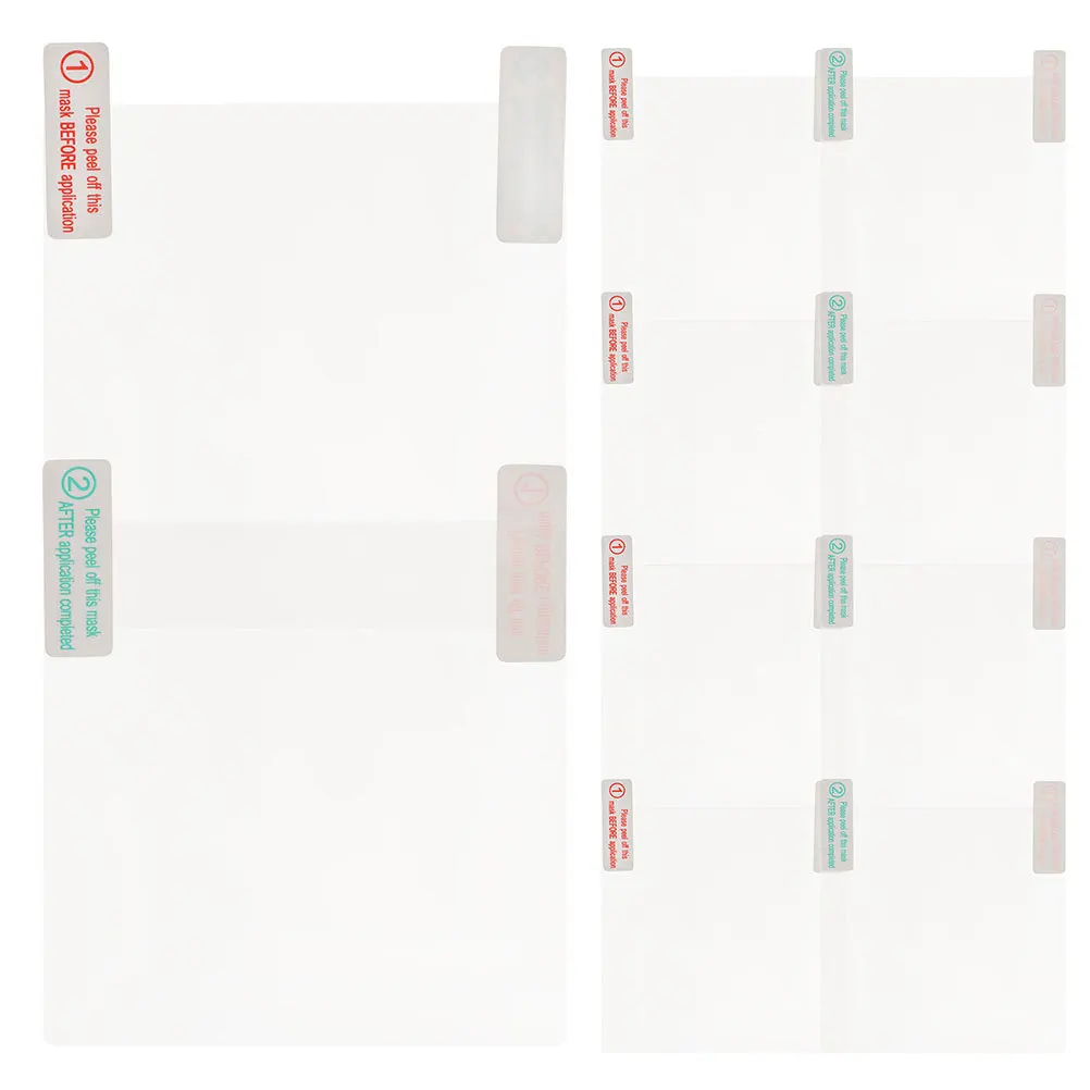 

12pcs Clear Static Cling Window Film For Car Dash Cam Transparent Adhesive Pads Windshield Stickers Electrostatic Film Reusable