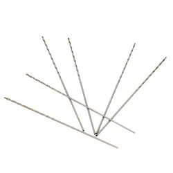 0.2/0.25/0.3/0.35/0.4/0.45/0.5/0.55/0.6/0.6/0.65mm Metal High Speed Steel HSS Driller Mini Micro Spiral Straight Twist Drill Bit