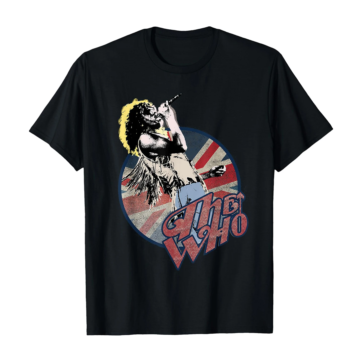 New 2026 The Who British Rock Punk Vintage Loose Direct Spray High Street Men's and Women's Short Sleeves
