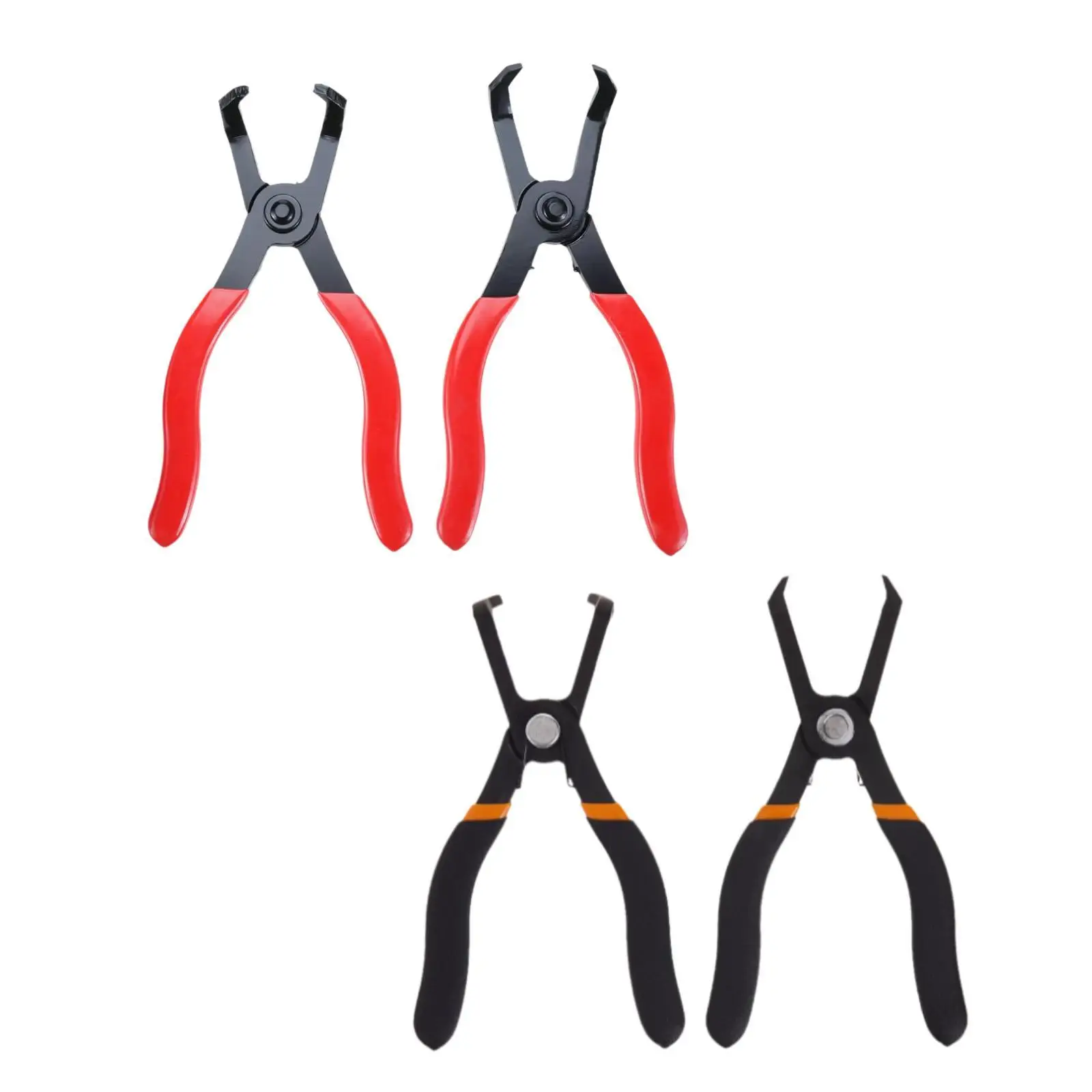 2 Pieces Push Pin Removal Pliers Set Automobile Tools Professional High Performance Sturdy Ergonomic Handle High Carbon Steel