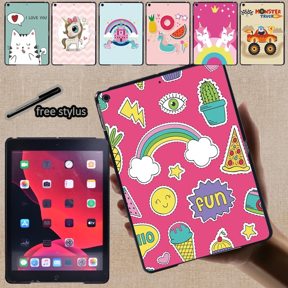 

Tablet Case for Apple IPad Air 1 2 3 4 5/ Ipad 2 3 4/iPad 5th/6th/7th/8th/9th/Mini 1 2 3 4 5/Pro 11/10.5/9.7 Cartoon Print Shell