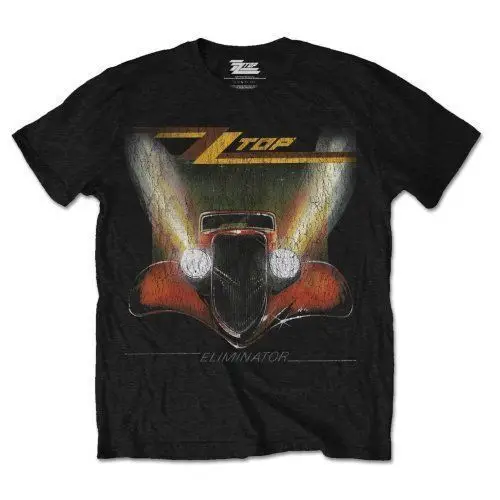 

ZZ Top T Shirt Eliminator Official Licensed Mens Black Rock Merch NEW