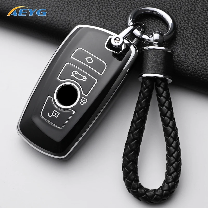 TPU Car Remote Key Case Cover For BMW 520 525 f30 f10 F18 118i 320i 1 3 5 7 Series X3 X4 M3 M4 M5 Key Chain Accessories