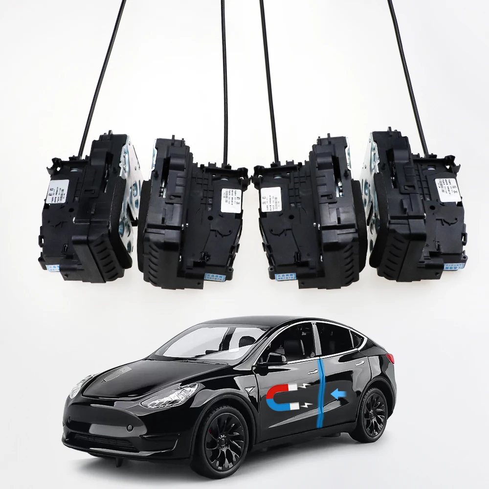 

Soft Close Doors Locks For Tesla Model 3 New Y Juniper 2016-2025 Vacuum Door Lock Anti-pinch Car Modification Accessories