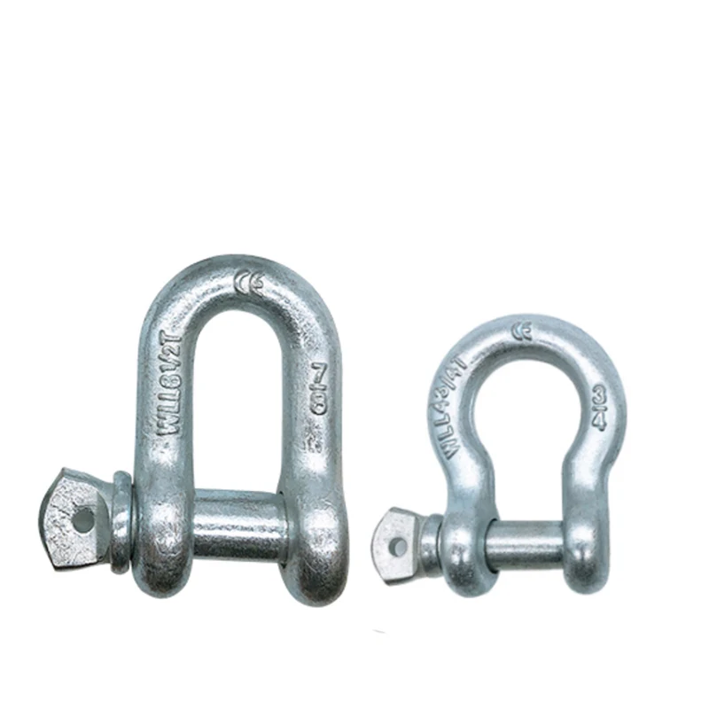 1Pcs/Lot High-Intensity U-Bolts Bow Shackle 12T/13.5T/17T/25T/35T/55T (Ton) Type U Sling Bolt Rope Screw Bow Shackle Cufflinks