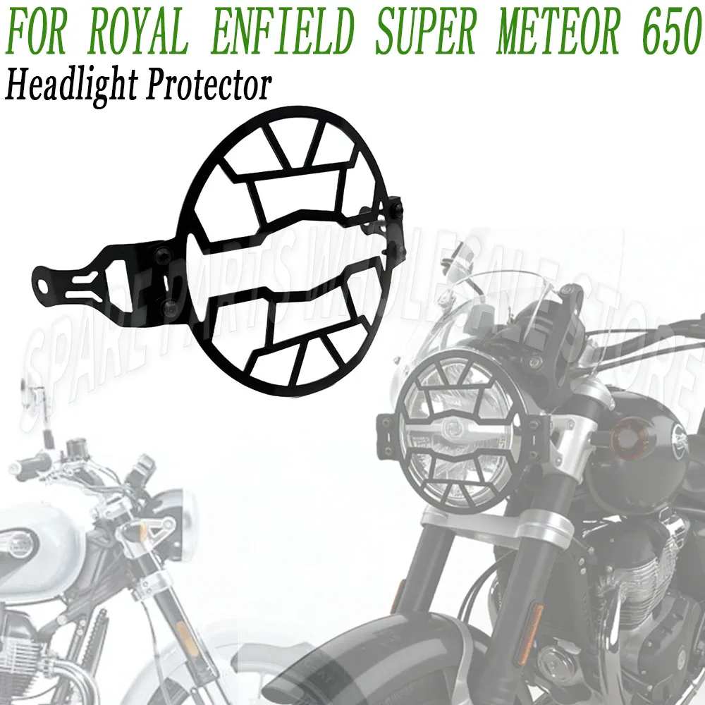 

Front Headlight Guard Cover Protector Headlamp Protection Grille Motorcycles New For Super Meteor 650 Royal Enfield Meteor650