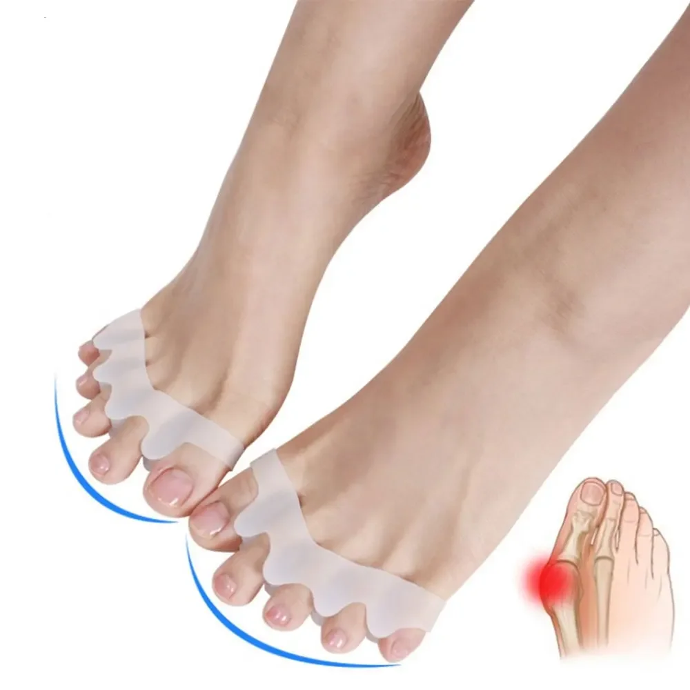 Hallux Valgus Correction Overlapping Hammer Gel Toe Separators Straighteners Bunion Pain Relief Hammer Toe Corrector Feet Care