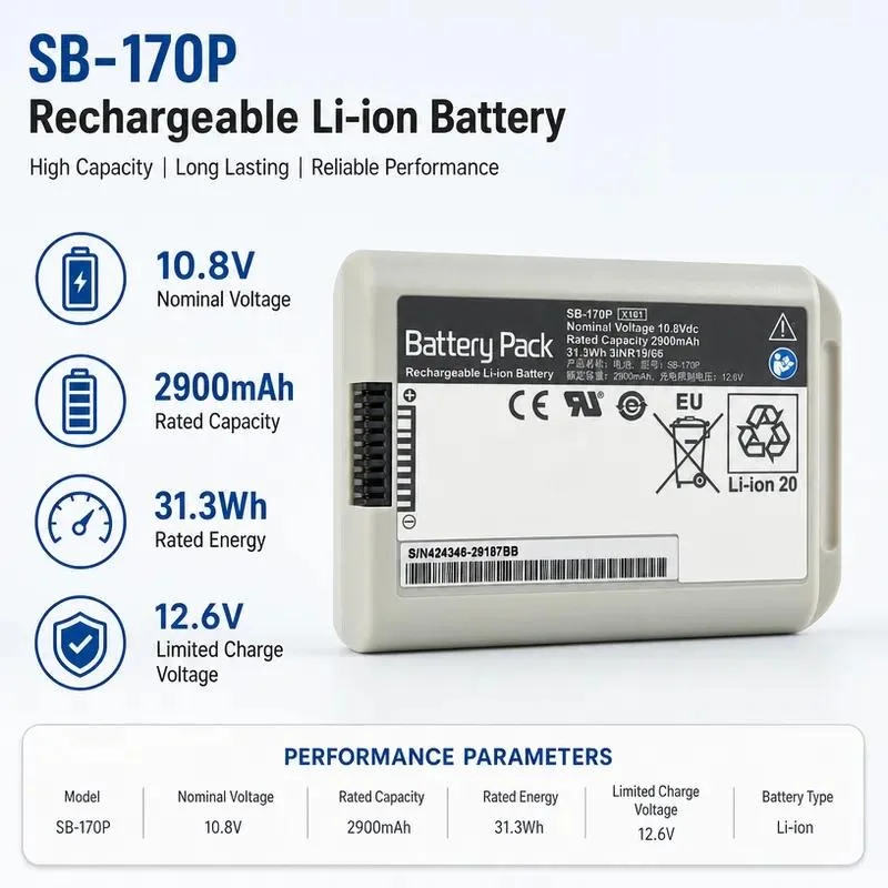 A Grade Battery for NIHON KOHDEN SB-170P Photoelectric Device Factory Direct Sales Quality Assurance Replacement Power Supply