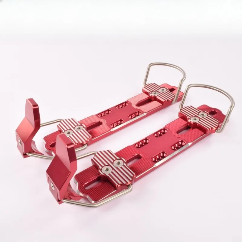 High-strength aluminum alloy anti-skid crampons, universal for hiking/mountaineering/snow, wear-resistant and rust-proof